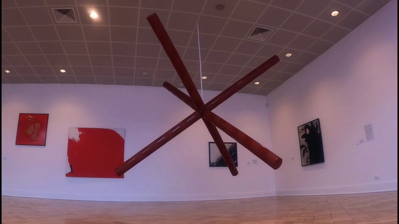 Leif Bolter (Suecia) - Röd hyllning (Homenaje rojo) 1969-78 Escultura Ensamble mixto cinético