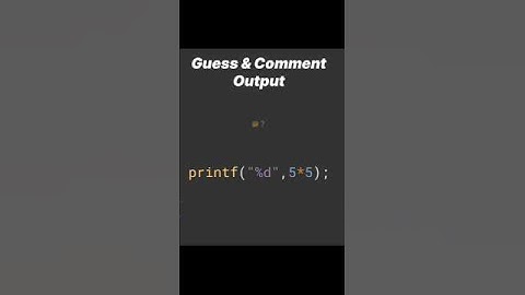 Can You Guess the Output? | C Programming Challenge #Shorts #Coding