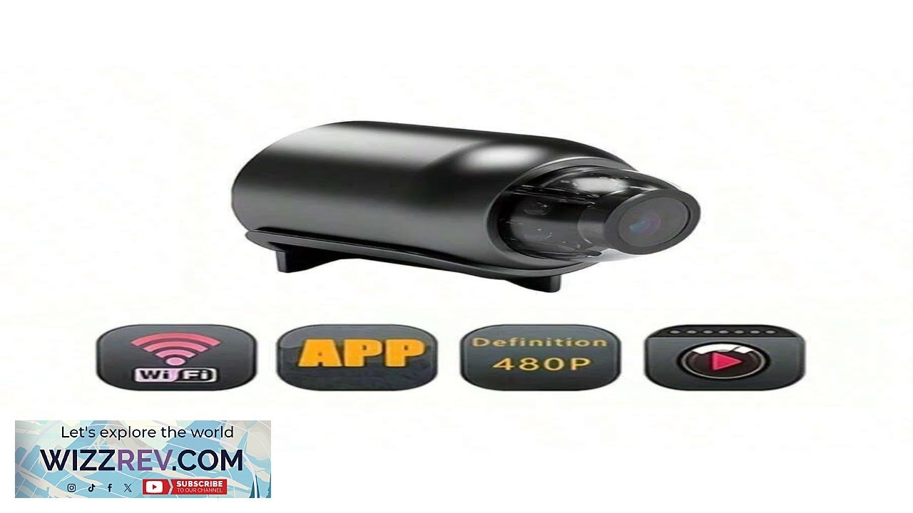 Mini Camera Indoor Security Camera 480P Video Wi Fi USB Powered Live Surveillance