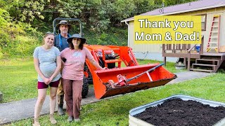 My Folks Help Me Start My Garden - Flowers & Potatoes