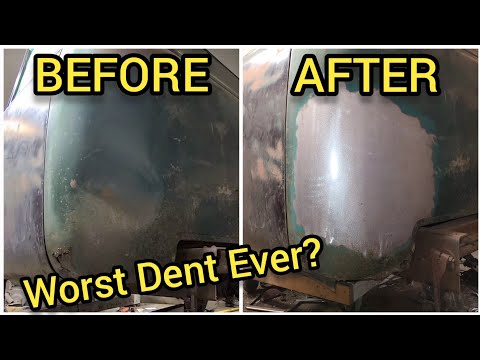 I Tried Fixing a HUGE Dent In My 1948 GMC and then THIS HAPPENED…