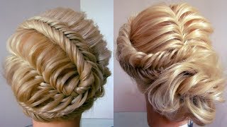Две причёски из косы Рыбий хвост Летние плетения Peinado de trenzas Hair tutorial Две причёски из косы Рыбий хвост Летние плетения Peinado de trenzas Hair tutorial