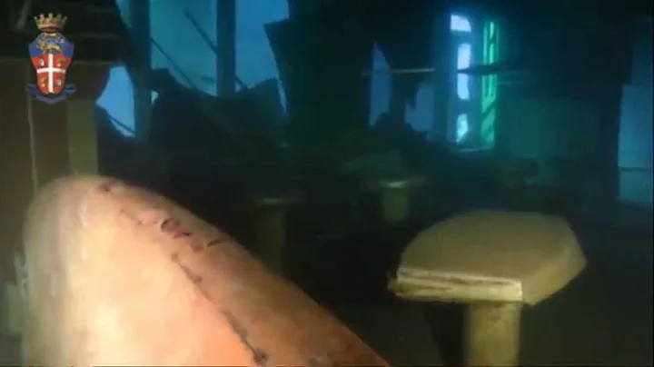Underwater footage from inside the Costa Concordia released by Italian police | Channel 4 News
