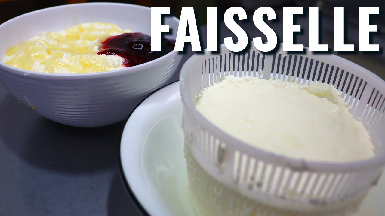 Comment faire une FAISSELLE à la maison (Simple et Rapide - Toutes les  étapes de ce fromage frais!) 