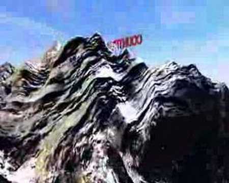 Cinema 4d c4d mountain animation