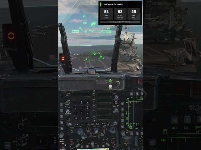 DCS Carrier Landing on GeForce NOW! #dcsworld