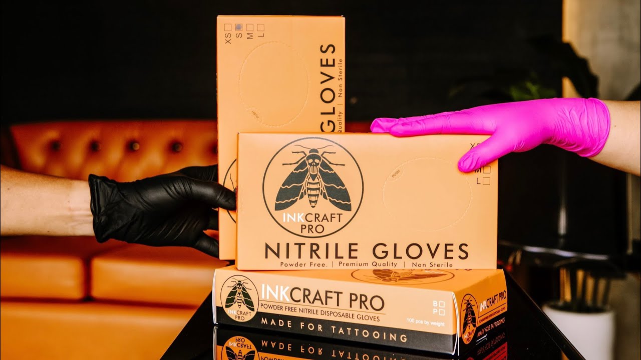 Inkcraft Pro Tattoo Gloves: The Ultimate Tattooing Essential