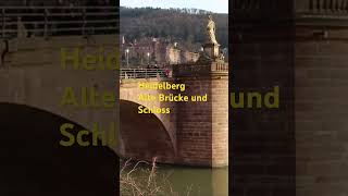 Heidelberg alte Brücke und Schloss #zeitdokument #winter2021 #stadtgeschichte