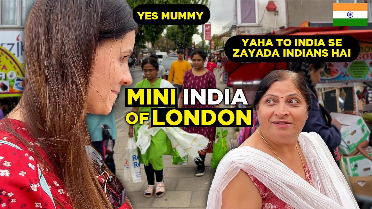 My Mom's SHOCKING Reaction to Seeing So Many Indians in London