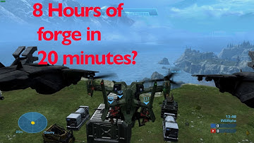 My new Halo Reach PC custom map in 20 minutes. Handmade w/ forge.