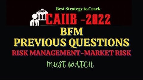 CAIIB with ANIL | BFM November 2022 | Credit risk and market risk previous questions | adda Ashok