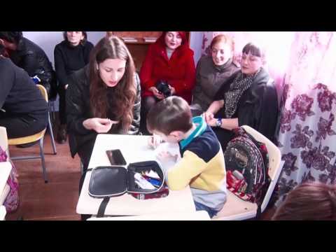 \"ფერებით აღქმული სამყარო\" მსოფლიო დონის მხატვარ-მოქანდაკე  ლევან გოგიტაძე  სტუმრად ბავშვებთან