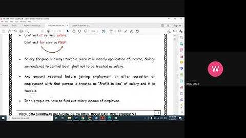 Direct Tax   Day 2 20th August, 2021   Revisionary Crash Course lecture Intermediate Group   I