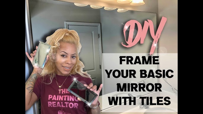 EASY AND AFFORDABLE BATHROOM MIRROR UPGRADE