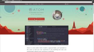 How to install atom and brackets