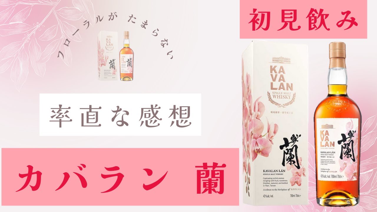これは買い！】1万円を切っているカバラン蘭を初見本音テイスティング 