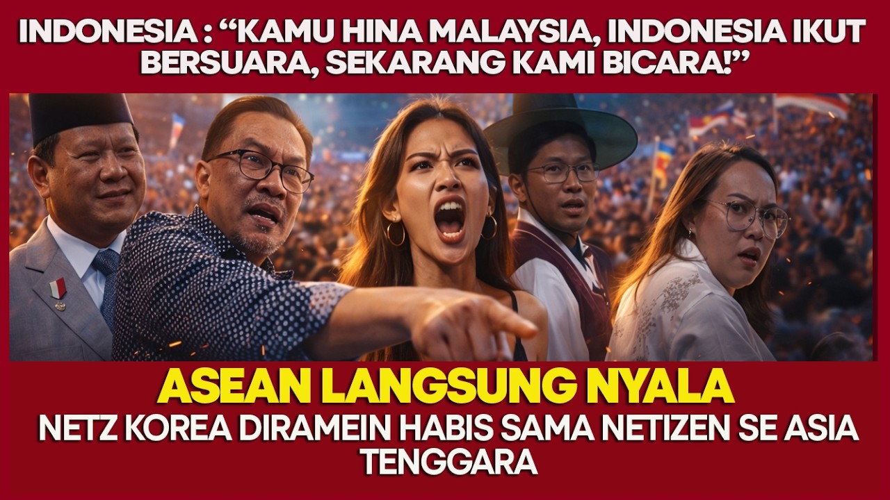 HIN4 MALAYSIA, INDONESIA LANGSUNG BERSUARA ⁉️ NETZ KOREA JADI SOROTAN NETIZEN SE-ASEAN ‼️