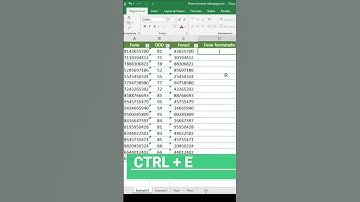 EXCEL: PREENCHIMENTO RELÂMPAGO RÁPIDO E FÁCIL #shorts