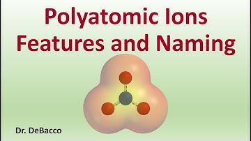 Polyatomic Ions Features and Naming