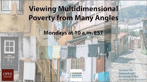 Changes over time in the Global Multidimensional Poverty Index feat. Sabina Alkire