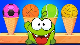 Learn Different Sports With Om Nom | Educational Video For Kids | Hindi Learning Video