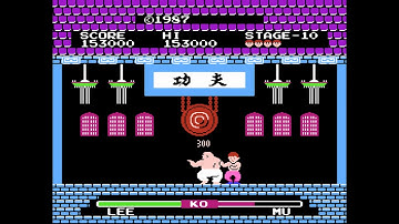 NES Longplay Yie Ar Kung Fu (no damage) (1985)