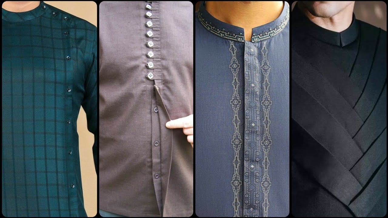 Most Stylish Men's Collar Neckline DesignsNew Trendy Neck Ideas YouTube