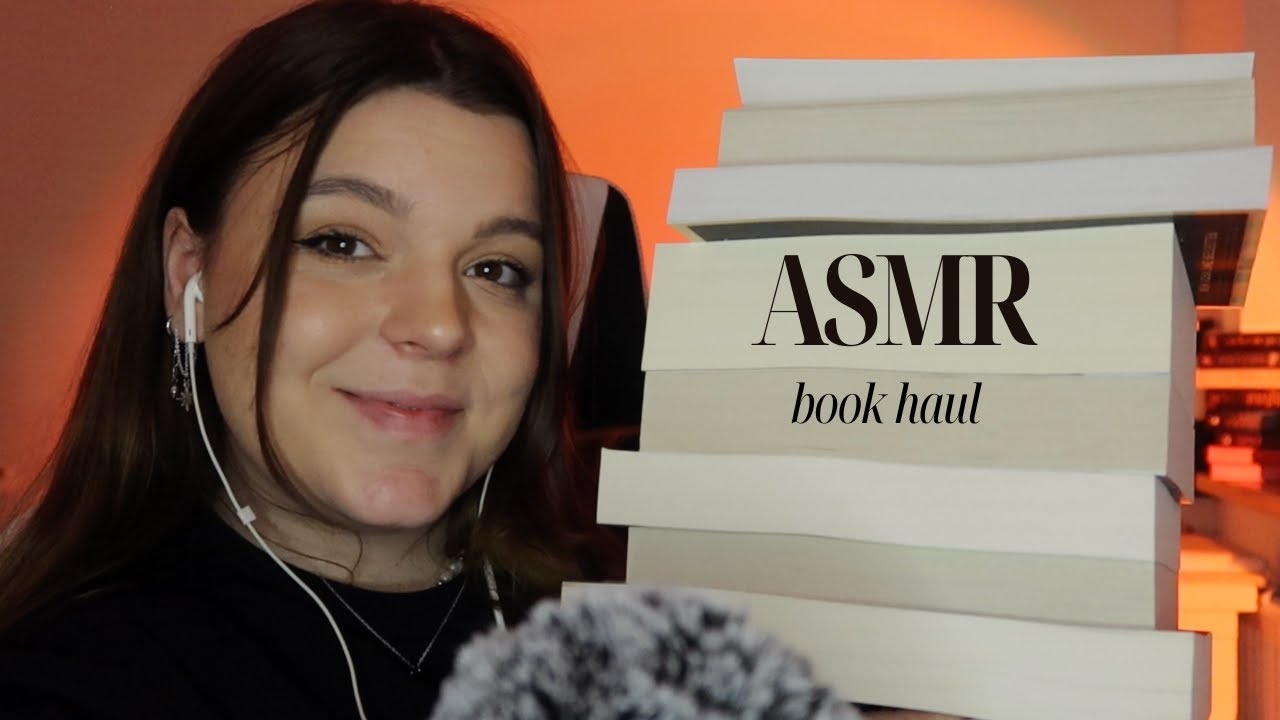 Asmr Book Stack ASMR book haul π *buying too many books once again* - YouTube