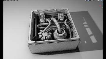 Simple Mech Box Speed Modeling - Grid Modeler (blender addon)