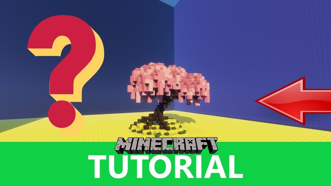 Tutorial de Árvore de Cerejeira #atualização #viral #aydrah #minecraft