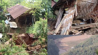 Heavy Rainfall (2 night one day) || Landslide under  Tuensang Dist. Longkhim