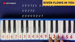 Not Pianika River Flows In You - Yiruma Tutorial Melodica