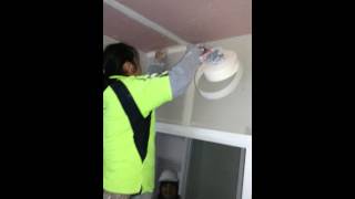 How to use banjo tape in square stop corners