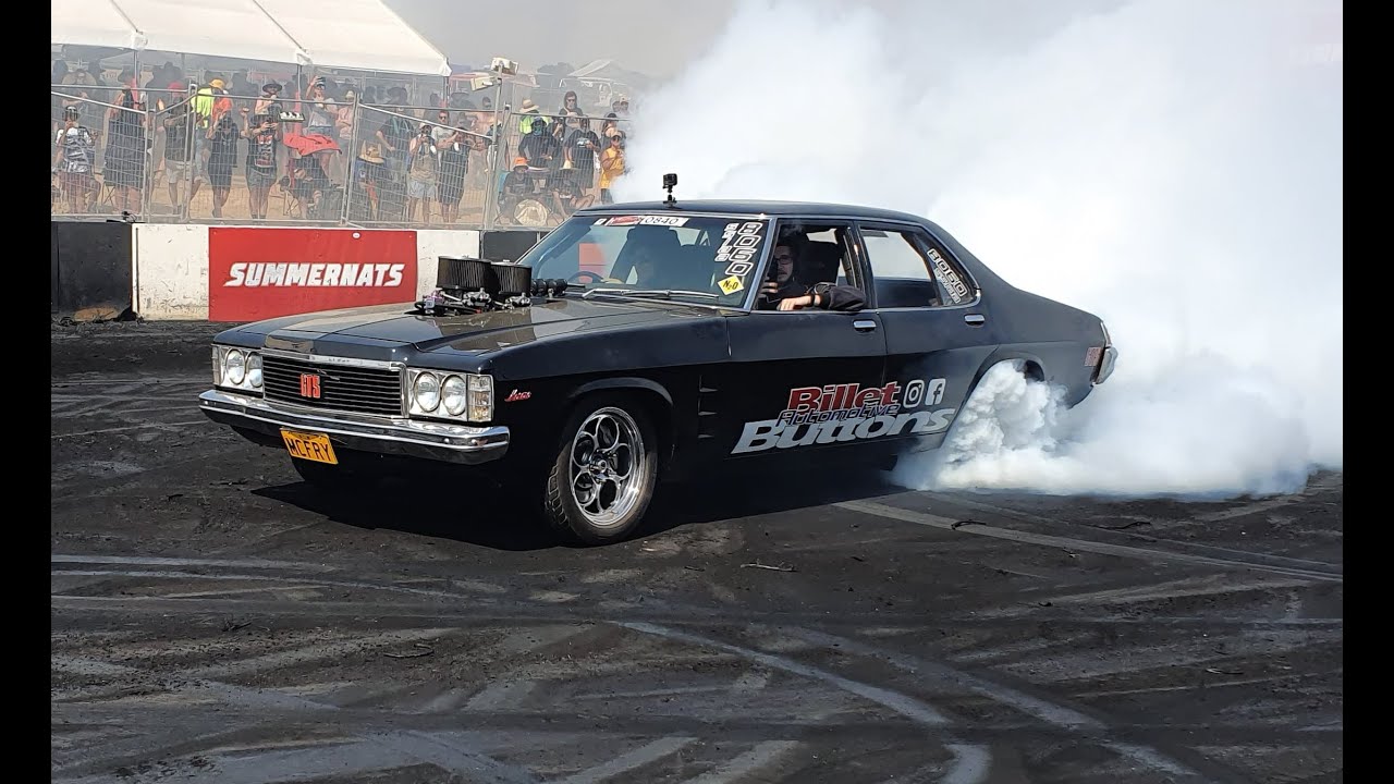 Summernats 33 MCFRY Burnout Championship Incar Footage Friday YouTube