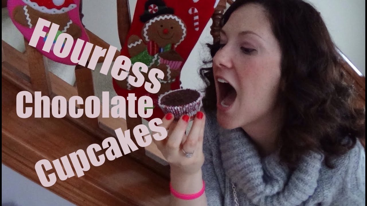 Healthy Holiday Recipe - Flourless Chocolate Cupcakes - YouTube