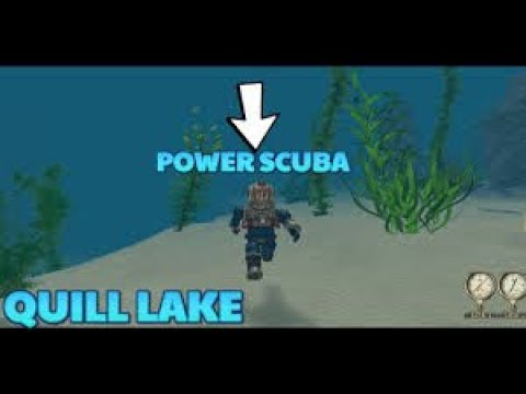 Scuba Diving At Quill Lake How To Get The Power Suit Roblox