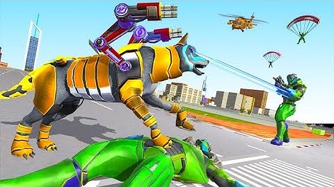 Wolf Robot Transforming Game Robot Car Game | New Gameplay