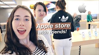Shopping After School With Friends Apple Store