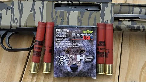 Brenneke 410 Slugs... Are They Deer Hunting Capable? Accuracy & Penetration Testing W/ Mossberg 500