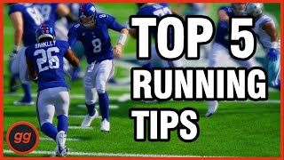 Top 5 Tips to Master the Run Game in Madden!