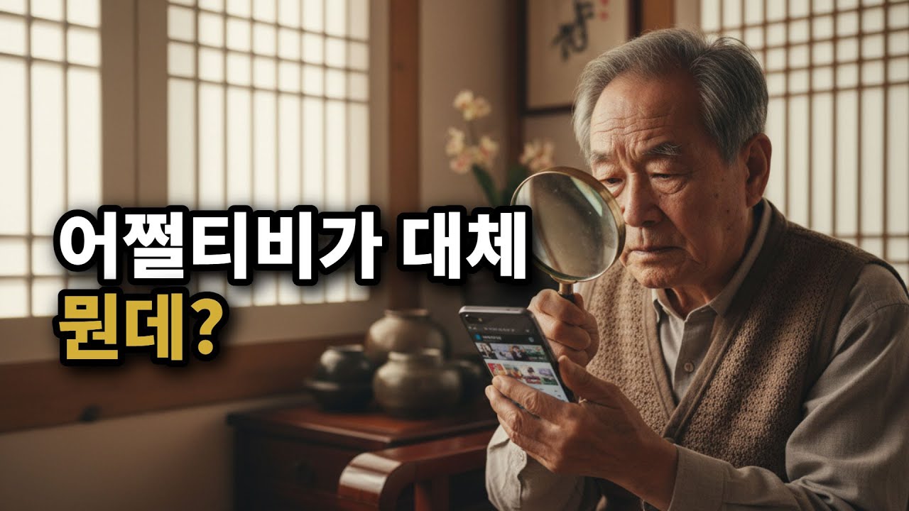 손녀의 '어쩔티비' 한마디에 경로당이 발칵 뒤집힌 이유