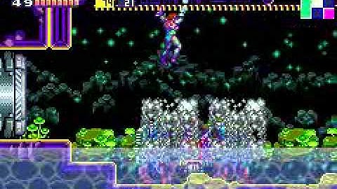 Metroid Fusion (hard) - 27-28 - Warning! No entry without unauthorized Wave Beam!