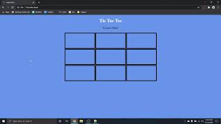 Create A Website Tic Tac Toe game using HTML, CSS, and JavaScript! - Part 3