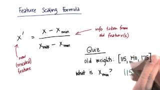 Famous Feature Scaling Formula Solution - Intro to Machine Learning Wealth