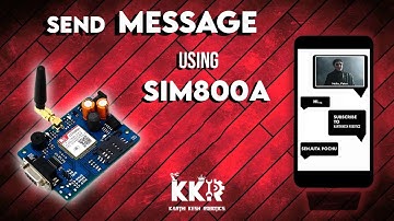 SMS using GSM Sim 800A | #GSM | #Arduino | #ArduinoSms | #KKR | #ArduinoProject