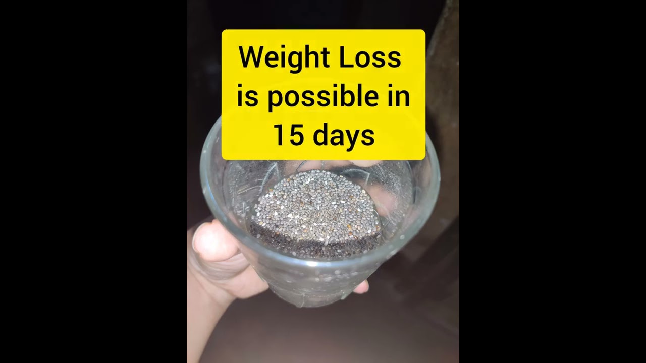 Weight Loss In 15 Days Magic Of One Spoon Chia Seeds Go Slim And Trim Fat Burning No Workout Gym
