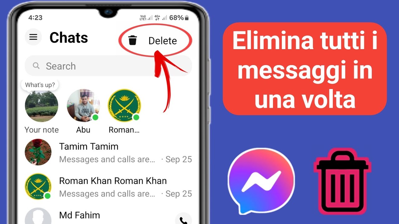 Come Cancellare Tutti I Messaggi Su Messenger