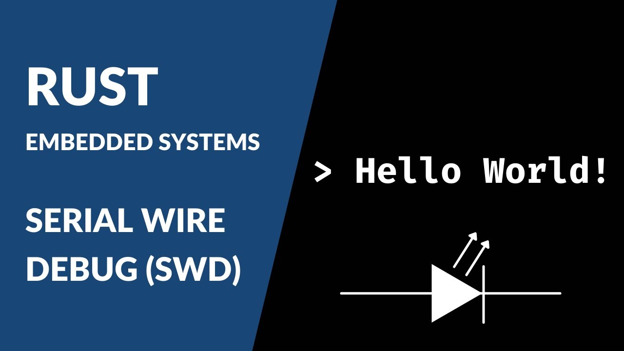 Rust Embedded for STM32 Microcontrollers: Serial Wire Debug (aka