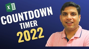 Countdown Timer to New Year in Excel