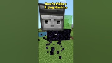 How To Build a Flying Machine in Minecraft! #minecraft #minecraftshorts #redstone